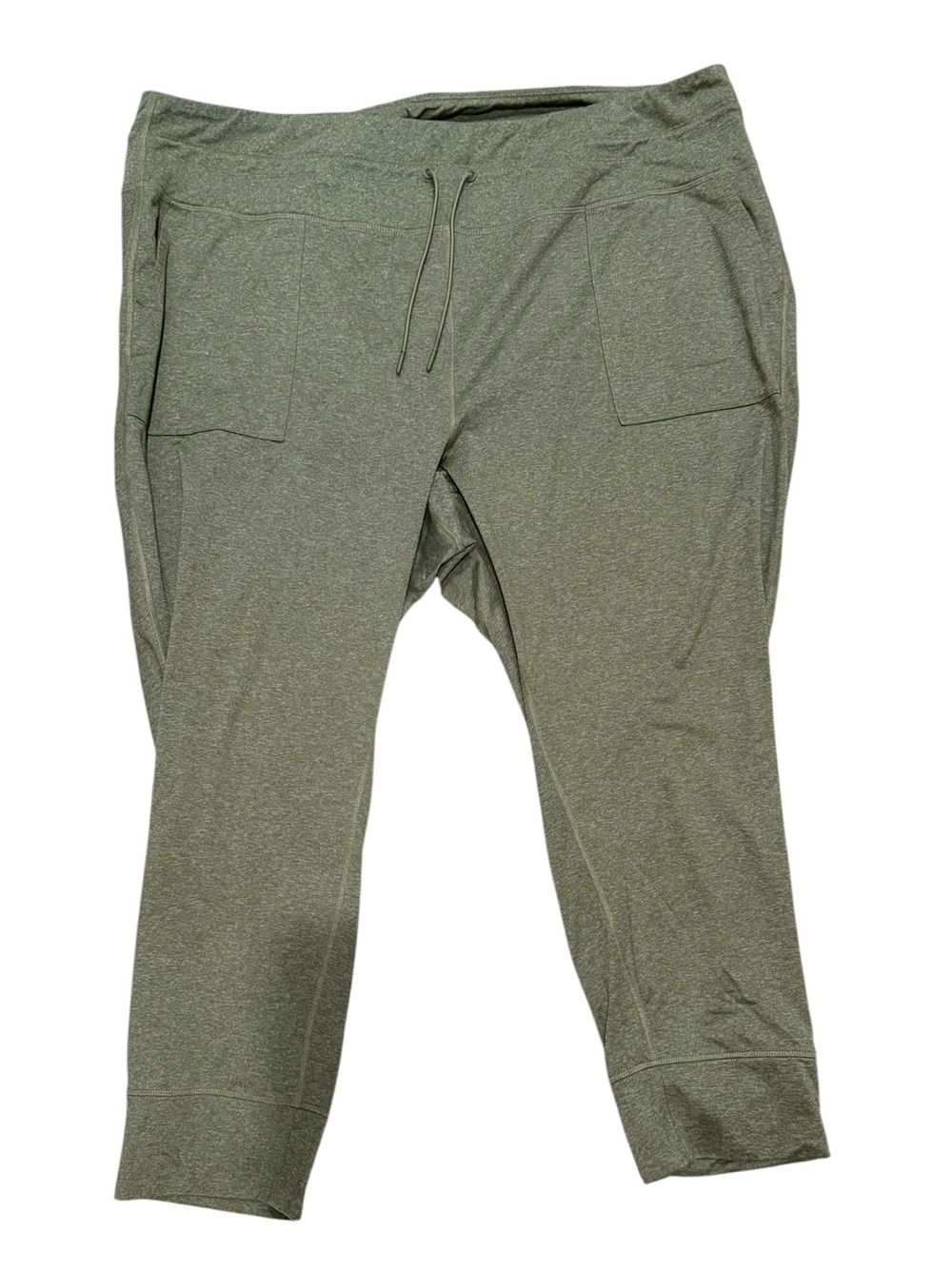 Old Navy Active 4X Olive Green Cozecore Jogger Capri Leggings Plus Size
